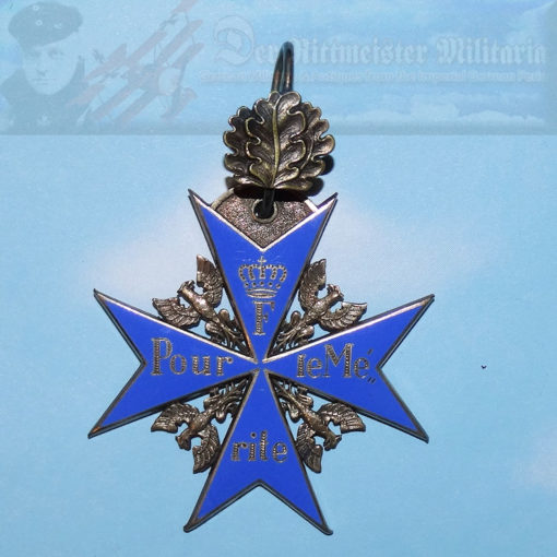 GERMANY - ORDEN POUR le MÉRITE - WITH OAK LEAVES IN ORIGINAL PRESENTATION CASE - JEWELER’S/WEARER’S COPY