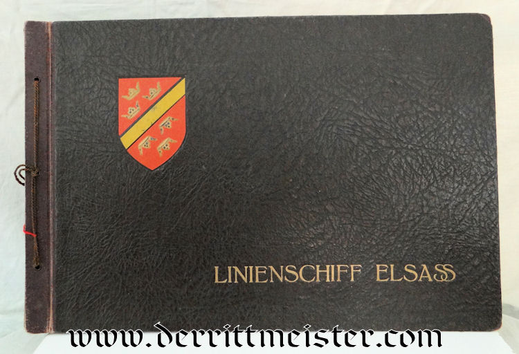 POSTCARD OR ORIGINAL PHOTOGRAPH ALBUM FROM LINIENSCHIFF S.M.S. ELASS