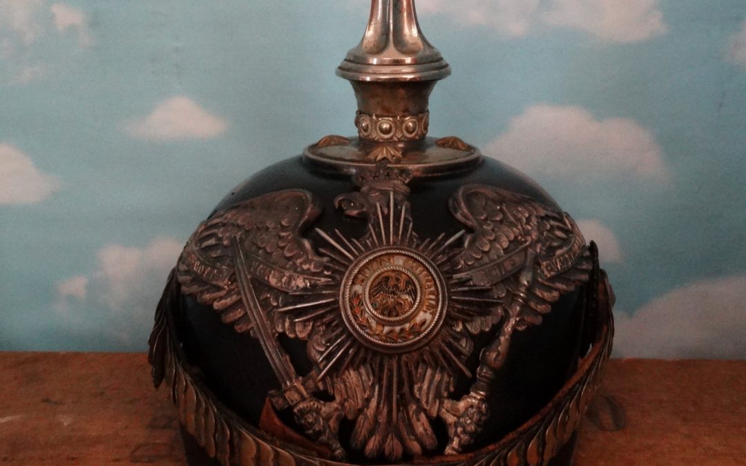 PRUSSIA – PICKELHAUBE – OFFICER -1. GARDE REGIMENT zu FUß – ATTRIBUTED TO PRINZ ADALBERT.