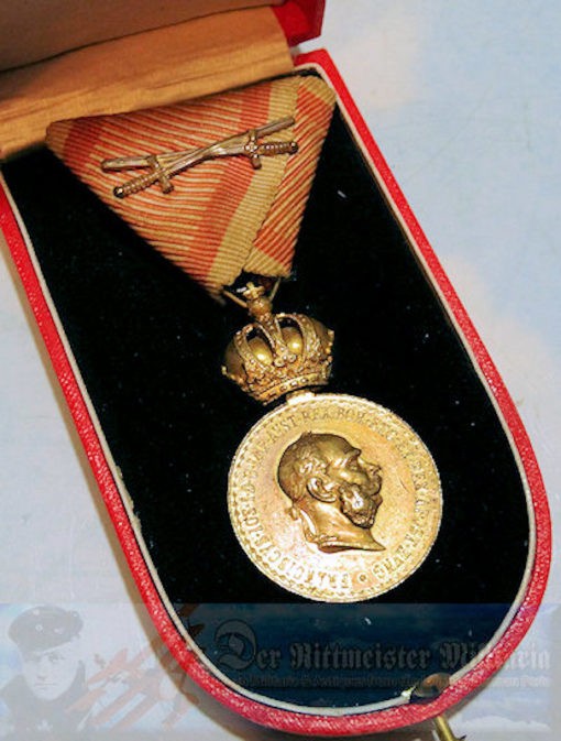  AUSTRIA - SERVICE MEDAL - ORIGINAL PRESENTATION CASE