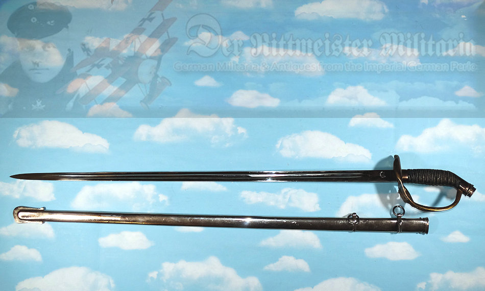 PRUSSIA – SWORD – INFANTERIE OFFIZIER’S M-1889 DEGEN – ATTRIBUTED TO PRINZ HEINRICH