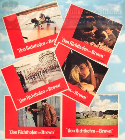 MOVIE THEATER CARDS - SET OF 6 -VON RICHTHOFEN AND BROWN 