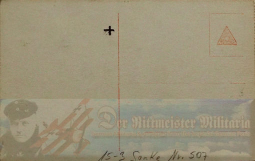 PRUSSIA - SANKE CARD - LEUTNANT KARL EMIL SCHÄFER - AVIATION - NR 507