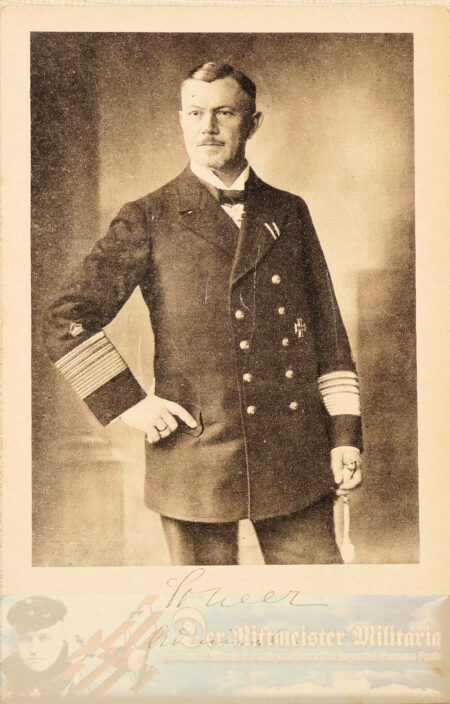 PRUSSIA - POSTCARD - ADMIRAL REINHARD SCHEER - NAVY - WITH REPRODUCTION AUTOGRAPH