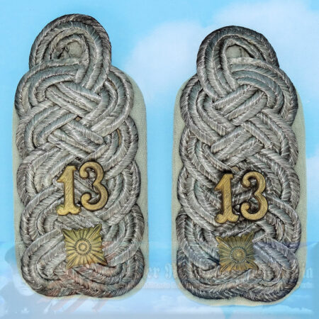 GERMANY - SHOULDER BOARDS - OBERSTLEUTNANT - UNIDENTIFIED REGIMENT