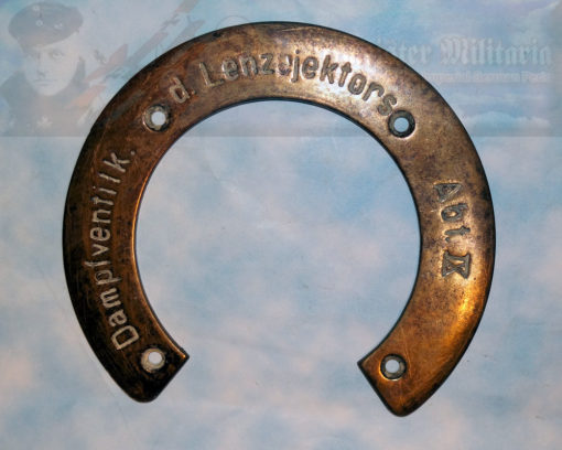 GERMANY - PATRIOTIC HORSESHOE - BRASS