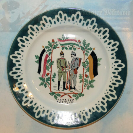 AUSTRIA / GERMANY - PLATE - PATRIOTIC - COMMEMORATING THE GERMAN AND AUSTRIAN ALLIANCE 1914-1916